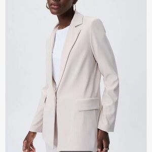 Joseph Ribkoff Light Beige Longline Blazer